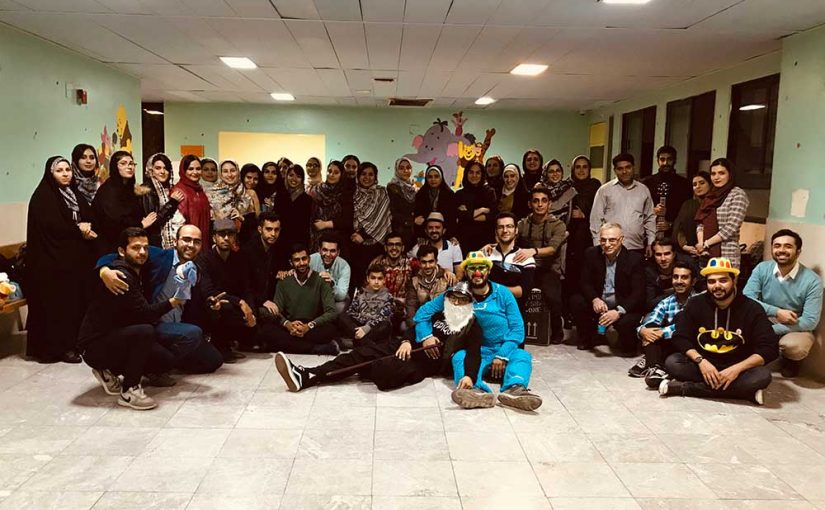 جشن عیادت هفتگی در بیمارستان کودکان بهرامی
